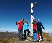 Concatenamento: Rifugio Benigni- Cima di Valpianella - Passo di Salmurano - Monte Avaro il 25 ott. 2014 - FOTOGALLERY